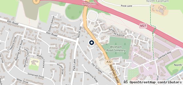 Map showing the location of MOT &amp; Service World | Waterlooville