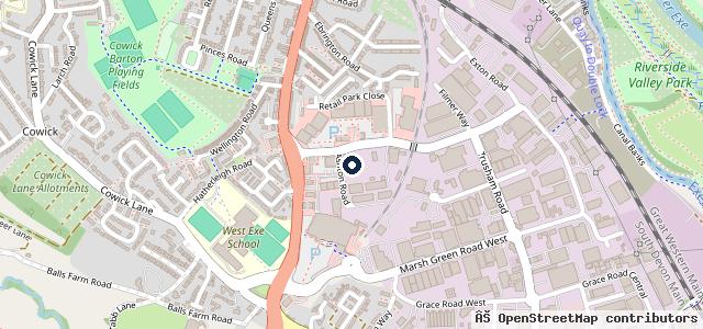 Map showing the location of Vauxhall