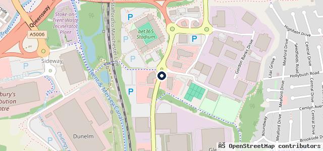 Map showing the location of TOYOTA