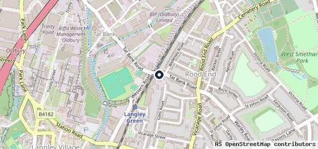 Map showing the location of Fast Cars MoT