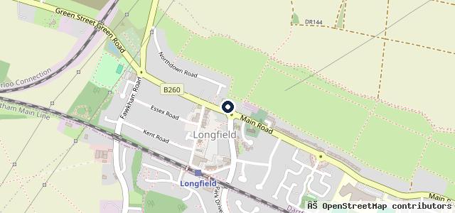 Map showing the location of Farrins