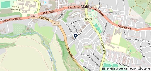 Map showing the location of Maltby Car & Commercial Ltd