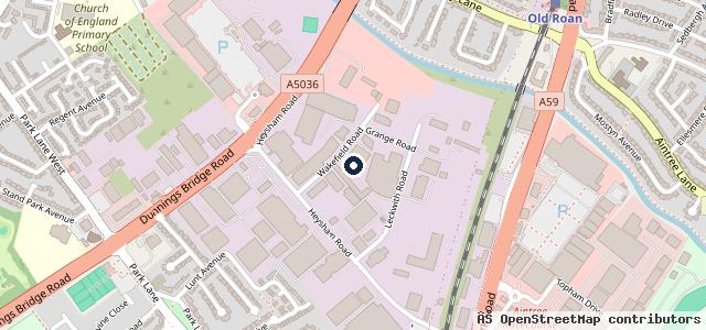Map showing the location of Field Lane Garage