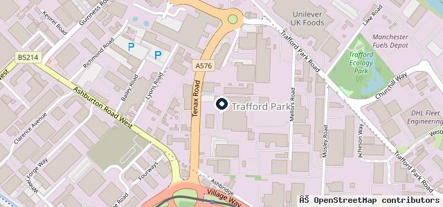 Map showing the location of FMG Repair Services Manchester