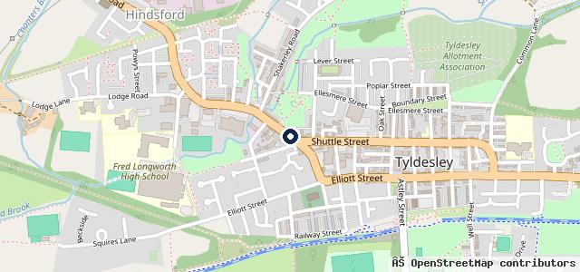 Map showing the location of Formula One Autocentres