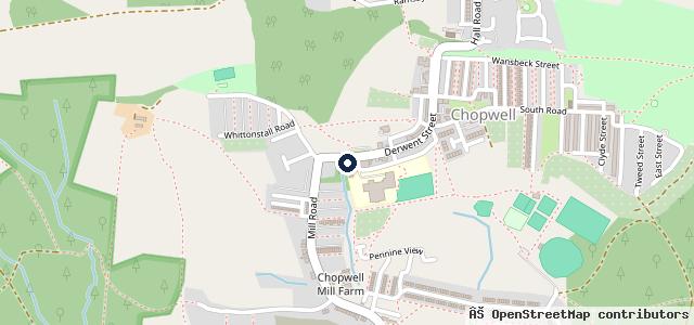Map showing the location of French & Brown