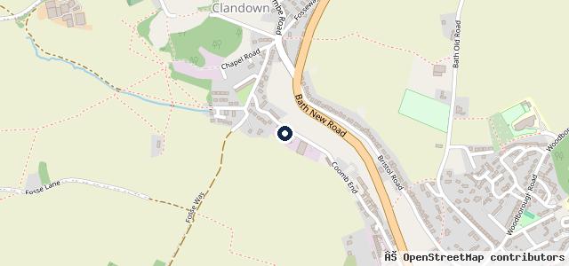 Map showing the location of G.J. Parsons & Sons