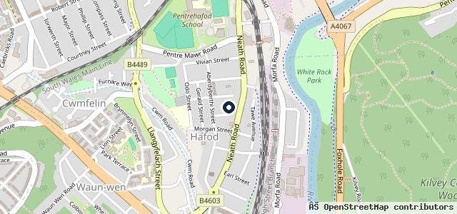 Map showing the location of Gc Mot Centre