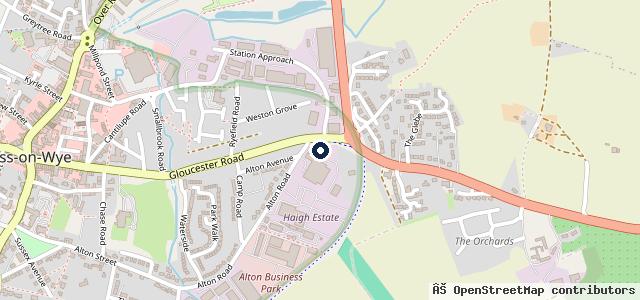 Map showing the location of GKC Motors
