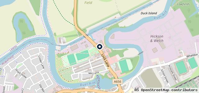 Map showing the location of Gordon's Tyres