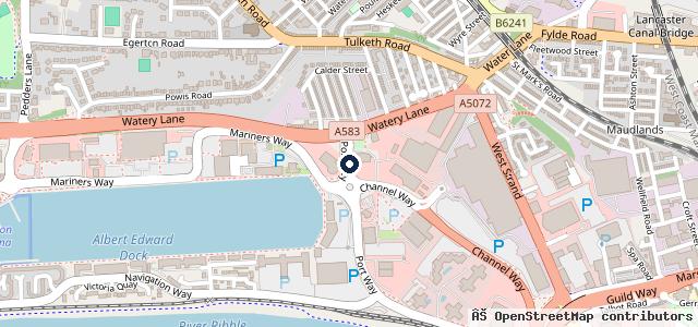 Map showing the location of CarSupermarket.com Preston