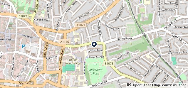 Map showing the location of H & F Autos