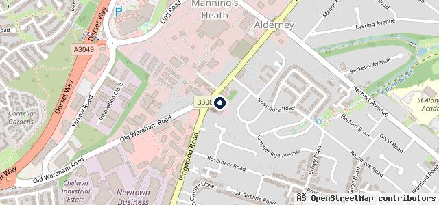 Map showing the location of Halfords Autocentre