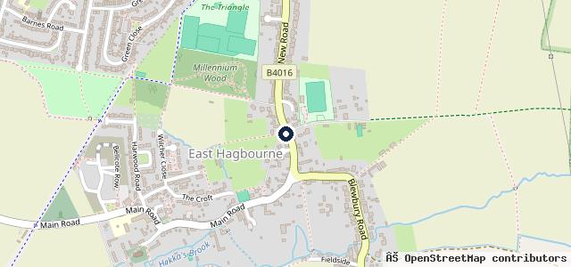 Map showing the location of MOT Didcot Hagbourne Garage