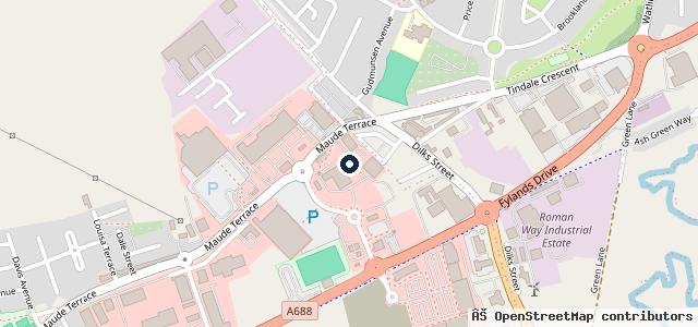 Map showing the location of Halfords Autocentres