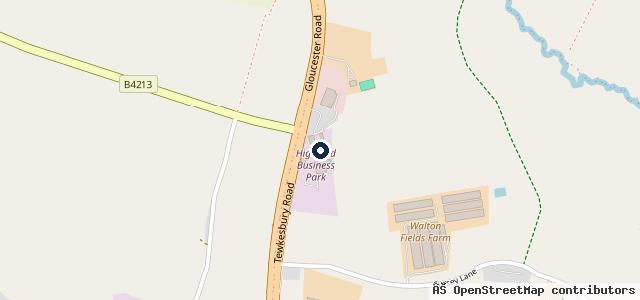 Map showing the location of Highfield Mots