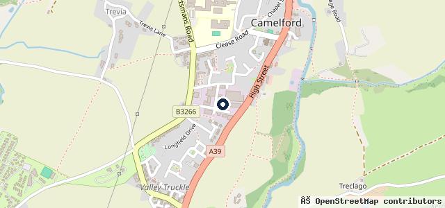 Map showing the location of Highfield Motors