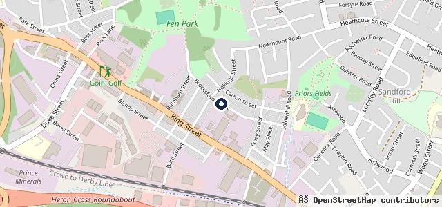 Map showing the location of Hoddens Ltd