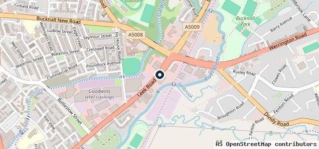 Map showing the location of Holdcroft Renault Hanley