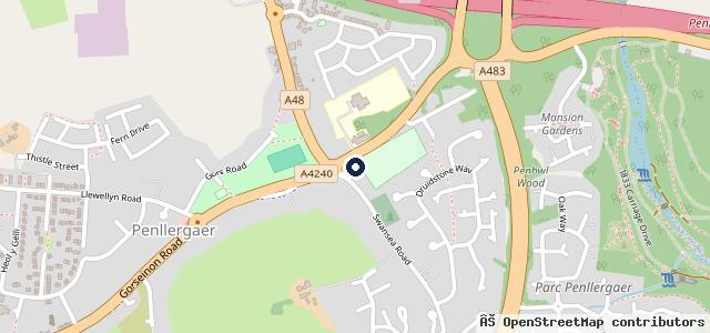 Map showing the location of Williams Of Swansea Ltd