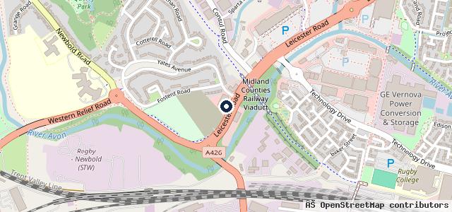 Map showing the location of Great Central Auto