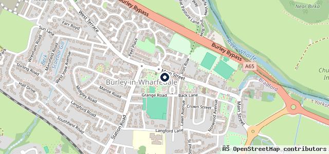 Map showing the location of Ilkley Motorhome Repairs