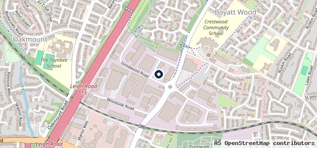 Map showing the location of Independent Car Sales & Servicing
