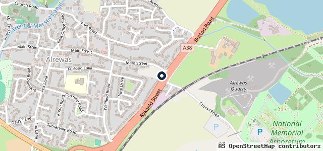 Map showing the location of Ivy Garage