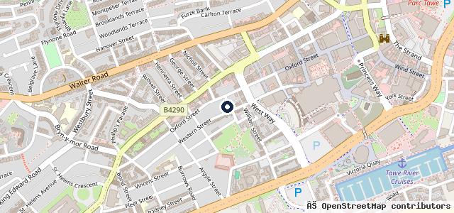 Map showing the location of J R E Motors