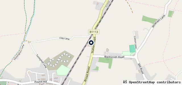Map showing the location of Jeffries of Bacton | Stowmarket
