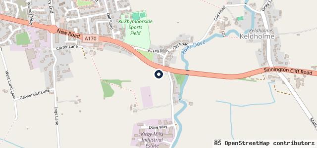 Map showing the location of Kirby Mills Garage Service