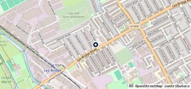 Map showing the location of Kwik Fit