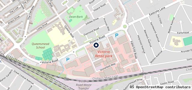 Map showing the location of Kwik Fit Plus - South Ruislip