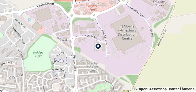 Map showing the location of Kwik Fit