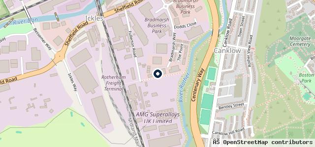 Map showing the location of Logix Auto Centre ltd