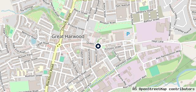 Map showing the location of M A Motor Accessories