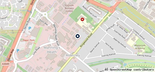 Map showing the location of M3 Autos