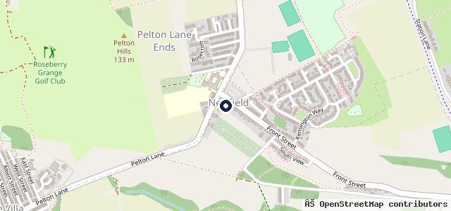 Map showing the location of M&D Patrick Motors