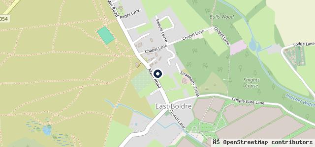 Map showing the location of East Boldre Garage Ltd