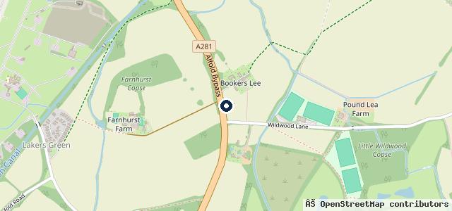 Map showing the location of MES - Mechanical Engineering Services | Cranleigh