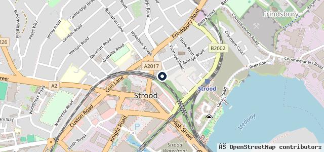 Map showing the location of Medway Scooters Ltd