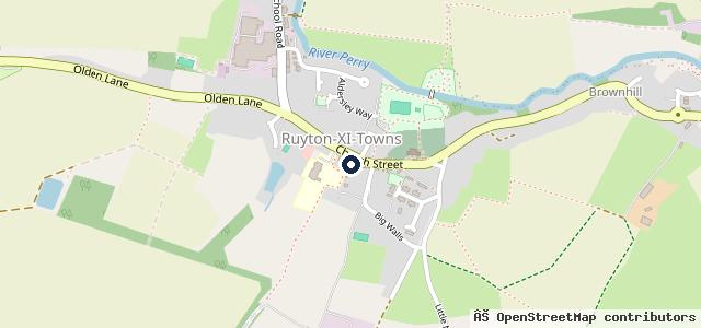 Map showing the location of Leaman Garage - M.Lewis