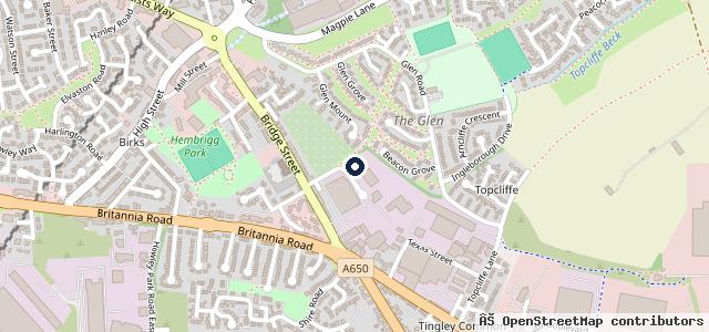 Map showing the location of MF Car & Commercial Repairs Ltd