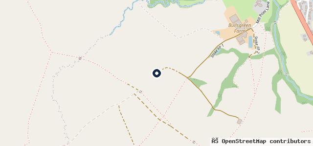 Map showing the location of Mill Pool Garage