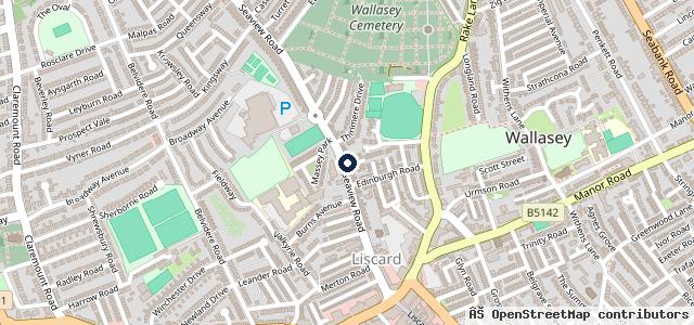 Map showing the location of Mills Auto Mobile Mechanic Merseyside