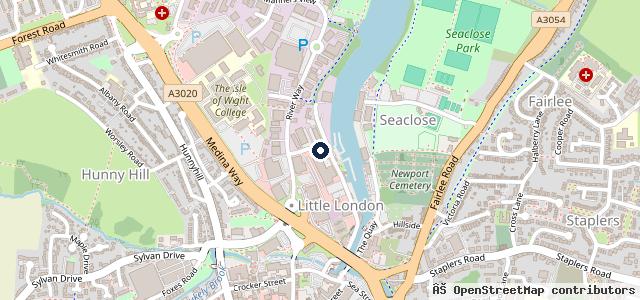 Map showing the location of Citroën Central Garage (Newport)