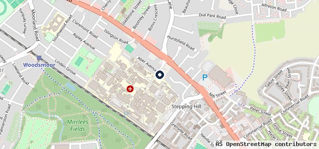 Map showing the location of MOT Express
