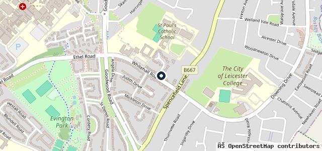 Map showing the location of MJ’s Car Lab