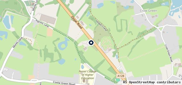 Map showing the location of NKC Motors & Son - MOT Testing & Mechanics Brentwood, Essex