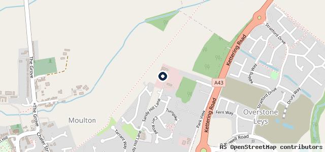 Map showing the location of Moulton Autocare